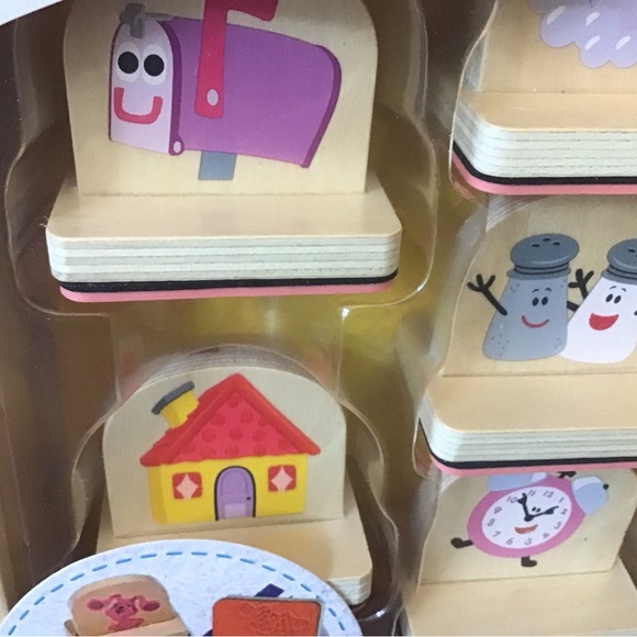 Melissa & Doug Blue’s Clues wooden handle stamps. NWT - Picture 8 of 14